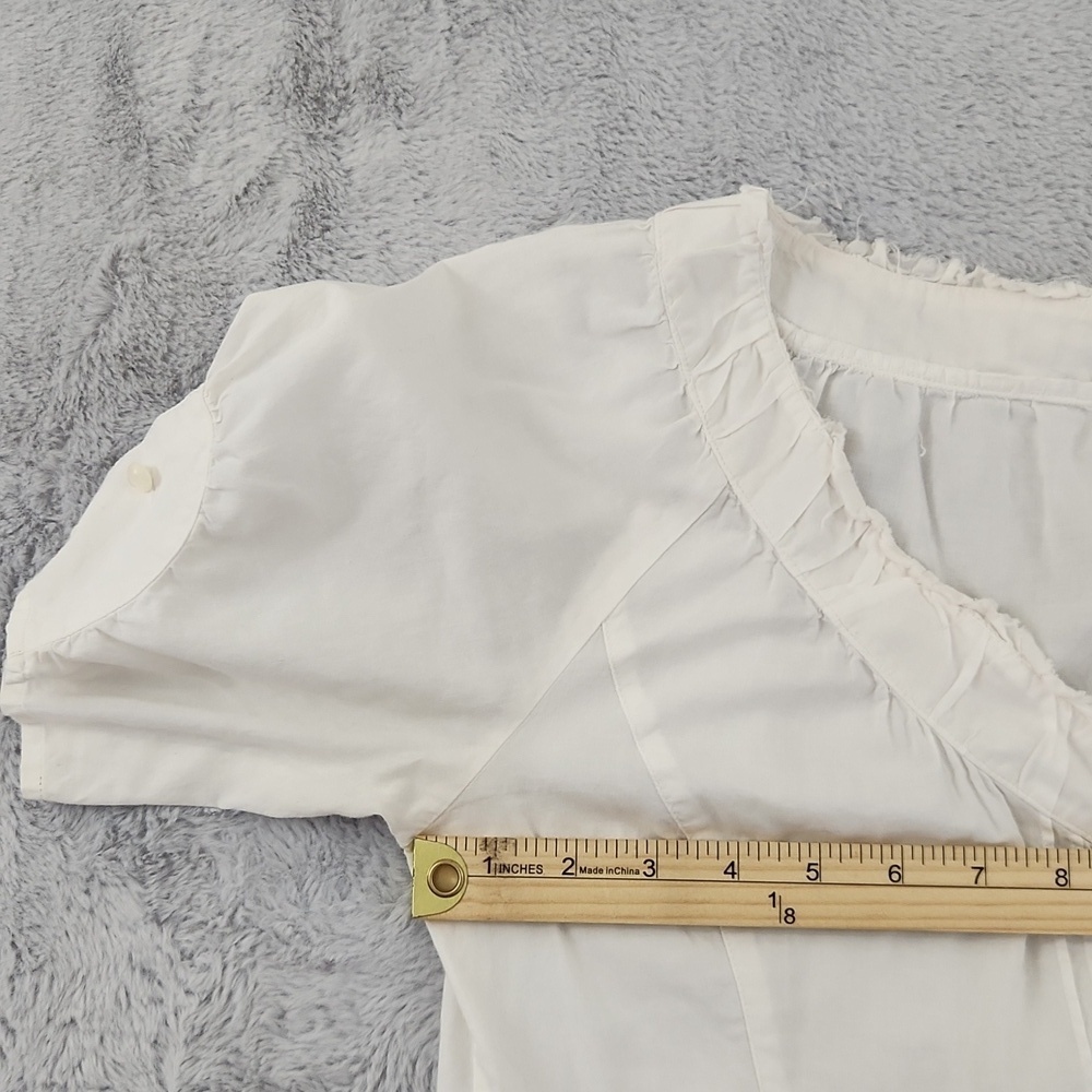 DKNY JEANS 100% cotton button down top - Picture 12 of 16